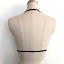 2016 New Fashion Sexy Women Lace Backless Tank Top Crop Black White halter crop top Slim Top Femme Cropped YLYL