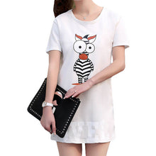 2016 New Fashion Short Sleeve Plus Size M-4XL Long T-shirts Female Character Print T shirts Women Clothing Top 71048