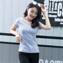 2016 New Fashion Short Sleeve Plus Size T-shirts Female T shirts Women Clothing Top 70852