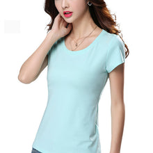 2016 New Fashion Short Sleeve Plus Size T-shirts Female T shirts Women Clothing Top 70852