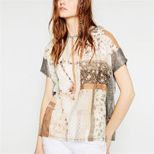 2016 New Fashion Short Sleeve T-shirts Plus Size Female T shirts Top O-neck Women European t shirt 71297