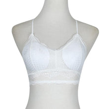 2016 New Fashion Summer Tops Back Metal Chain Decorate Ladies Camisole Black White Lace Bralette Sexy tank top Haut Femme YLYL