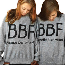 2016 New Fashion T Shirt Women Long Sleeve Autumn Tops For Best Friends Leeter Print Casual Loose Women T-shirt Female