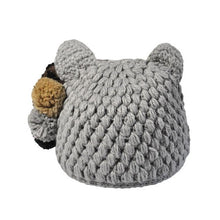 2016 New Fashion Winter Autumn Hats For Lady Girls Knitting Wool Pompons Cute Caps With Ear Skullies Beanie Female Gorras 2016