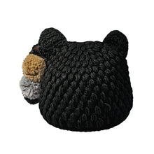 2016 New Fashion Winter Autumn Hats For Lady Girls Knitting Wool Pompons Cute Caps With Ear Skullies Beanie Female Gorras 2016