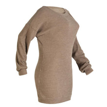 2016 New Fashion Women Autumn Winter Dress Long Sleeve Knitted Sweater Dress Slim Mini Women Sweaters Dresses Vestidos #1205