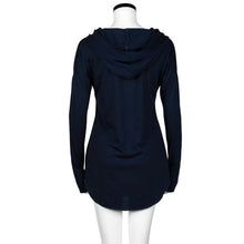 2016 New Fashion Women Casual Loose T-Shirt Long Sleeve Hooded Pocket T Shirt For Women Tee Tops Female camisas femininas