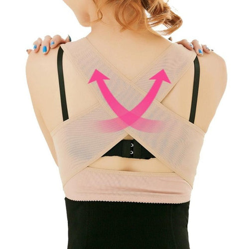 2016 New Fashion Women Chest Support Belt Band Posture Corrector Brace Body Sculpting Strap For Lady #1123