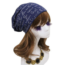 2016 New Fashion Women Cotton blend Letter Print Hip-Hop Hats For Female Beanie Hat Cap Autumn Spring Skullies Beanies Gorra