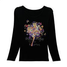 2016 New Fashion Women Full Sleeve Female Diamond tops Bling clothing XL-4XL T shirts Floral Print t-shirt Women Top 72107