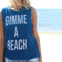 2016 New Fashion Women Girls T-Shirt Women Blue Loose O-Neck T-Shirt Casual Sleeveless Cotton Vest Tops #3546