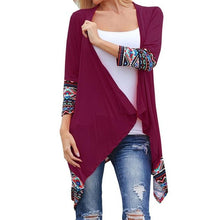 2016 New Fashion Women Kimono Cardigans Splicing Casual Loose Spring Autumn Irregular Outwear Basic Coats Female #WY