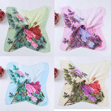 2016 New Fashion Women Printing Square Scarf Head Wrap Kerchief Neck Shawl bufandas mujer 4 Colors