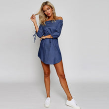 2016 New Fashion Women Sexy Casual Off Shoulder Long Sleeve Bandage Short Mini Dress Women Autumn Spring Ladies Dresses Robes