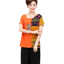 2016 New Fashion Women T shirts Print T-shirt Women O-neck Top Short Sleeve XL-4XL Female Plus Size tops 70911