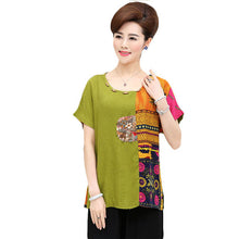 2016 New Fashion Women T shirts Print T-shirt Women O-neck Top Short Sleeve XL-4XL Female Plus Size tops 70911