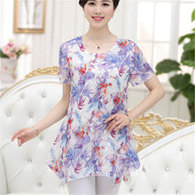 2016 New Fashion Women T shirts Print T-shirt Women O-neck Top Short Sleeve XL-4XL Female Plus Size tops 70916