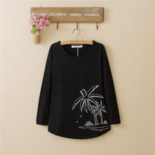 2016 New Fashion Women clothing T shirts Butterfly Print t-shirt Women Top Full Sleeve Female tops 70620