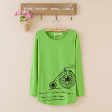 2016 New Fashion Women clothing T shirts Butterfly Print t-shirt Women Top Full Sleeve Female tops 70620