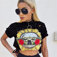 2016 New Fashion Women clothing T shirts Hollow Out Letter Print t-shirt Women Top Short Sleeve Female Crop tops 71623