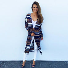 2016 New Fashion Womens Long Trench Coat Casual Long Sleeve Cardigan Open Stitch Autumn Style Coat Women Casacos Femininos