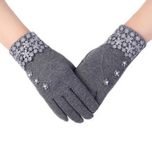 2016 New Gloves For Women Solid Soft Cotton Warm Wrist Mitten Gloves Women Full Finger Winter Gloves Keep Warm Women's Gloves