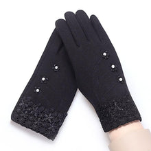2016 New Gloves For Women Solid Soft Cotton Warm Wrist Mitten Gloves Women Full Finger Winter Gloves Keep Warm Women's Gloves