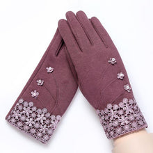 2016 New Gloves For Women Solid Soft Cotton Warm Wrist Mitten Gloves Women Full Finger Winter Gloves Keep Warm Women's Gloves