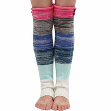 2016 New Hot Sale Leg Warmer Women Winter Spring Crochet Knitted Stocking Footless Leg Warmers Boot Cover Knee High For Girls