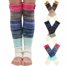 2016 New Hot Sale Leg Warmer Women Winter Spring Crochet Knitted Stocking Footless Leg Warmers Boot Cover Knee High For Girls