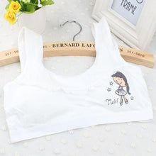 2016 New Lovely Bra Girls Underwear Cute Cotton Vest Children Padded Underclothes Cropped Tops Women Soutien Gorge
