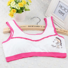2016 New Lovely Bra Girls Underwear Cute Cotton Vest Children Padded Underclothes Cropped Tops Women Soutien Gorge