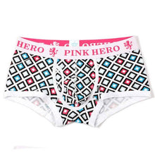 2016 New Men Boxers PINK HERO Brand Underwear Cotton Mens Underpants Knickers Sexy Men's Boxer Shorts Pants For Men M L XL XXL