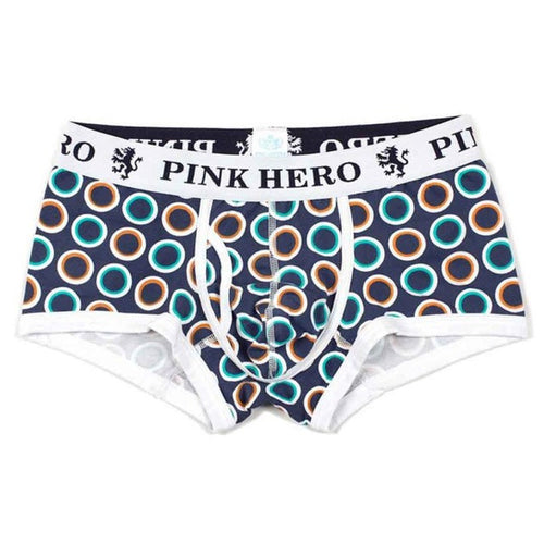 2016 New Men Boxers PINK HERO Brand Underwear Cotton Mens Underpants Knickers Sexy Men's Boxer Shorts Pants For Men M L XL XXL