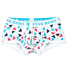 2016 New Men Boxers PINK HERO Brand Underwear Cotton Mens Underpants Knickers Sexy Men's Boxer Shorts Pants For Men M L XL XXL