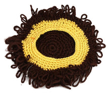 2016 New Novelty Funny Hats For Kids Winter Warm Knit Wool Baby Girls Hats 2-10Years Cute Cowl Beanie Caps bonnet enfant