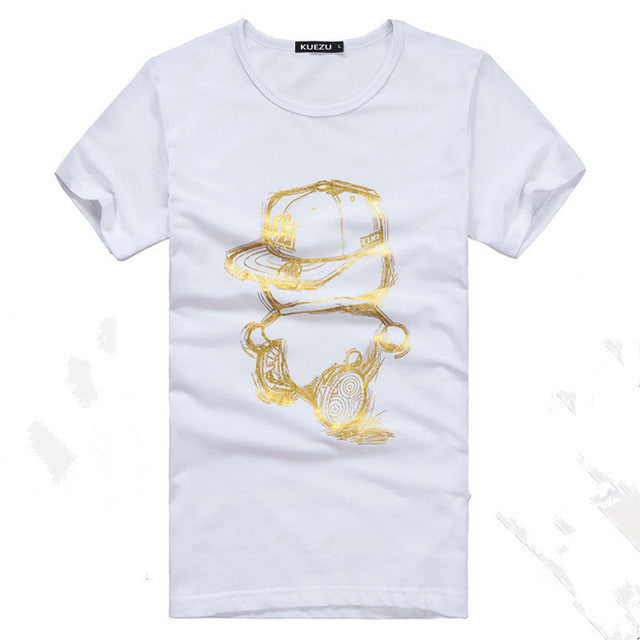 2016 New Plus Size M-2XL T Shirt Cartoon Men Short-sleeved O- Neck Doraemon T-shirt Character t Shirt Tops 70412