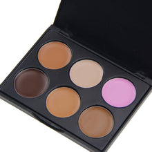 2016 New Professional 6 Color Mini Concealer Palette Make Up Black Eyes Marks Conceal Foundation Cosmetic Palettes