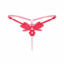 2016 New Sexy Ladies Embroidery Butterfly Panties G-string V-string For Women Adjustable Womens Underwear lenceria sexy mujer