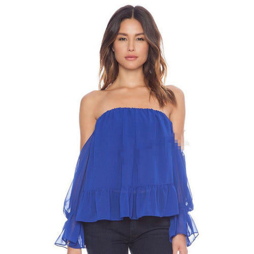 2016 New Short 3/4 Butterfy Sleeve Plus Size T-shirts Female Slash Neck Off Shoulder t shirt Tops Women T shirts 71031