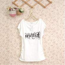 2016 New Short Sleeve Fashion T-shirts Female Minimalist Character T shirts Graphic Letter Printed Tops For Women 70864