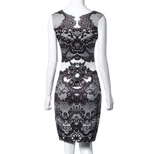 2016 New Spring Summer Women Dresses Elegant Slim Dress Package Hip Vestidos Sexy Floral Printed Dress Sexy Bodycon Dress