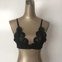 2016 New Summer Black White Lace Crop Top Strap Ladies Camisole Sexy Adjustable Strap Bralette Women Crochet Top Vest 1128#