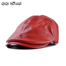 2016 New Summer Men Women Vintage Beret Newsboy Flat Cabbie Causal Driving Hats Artificial Leather Cap sunbonnet#3546