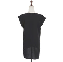 2016 New Summer Women Black Tulle Sheer Blouses Shirts Ladies Tops Chiffon Blouse Short Hollow Out M-XXL Plus Size