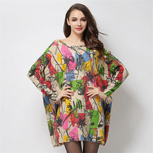 2016 New Sweater Women Plus Size Pullover Medium-long Carton Print Woman O-neck Full Sleeve Loose Sweater 71585