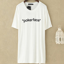 2016 New Sweet Women T Shirt Letter Print Short Sleeve O-neck Long T-shirt Hit Color Casual Summer Women Tops 71212