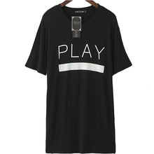 2016 New Sweet Women T Shirt Letter Print Short Sleeve O-neck Long T-shirt Hit Color Casual Summer Women Tops 71212