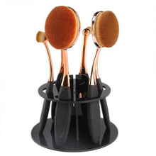 2016 New Top Fashion 6 Hole Oval Makeup Brush Holder Drying Rack Organizer Cosmetic Shelf Tool  Yo Anne