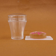 2016 New Top Fashion Clear color Big Clear Nail Art Stamping Stamper Scraper Image Plate Manicure Print Tool DIY ST47 unhas SY